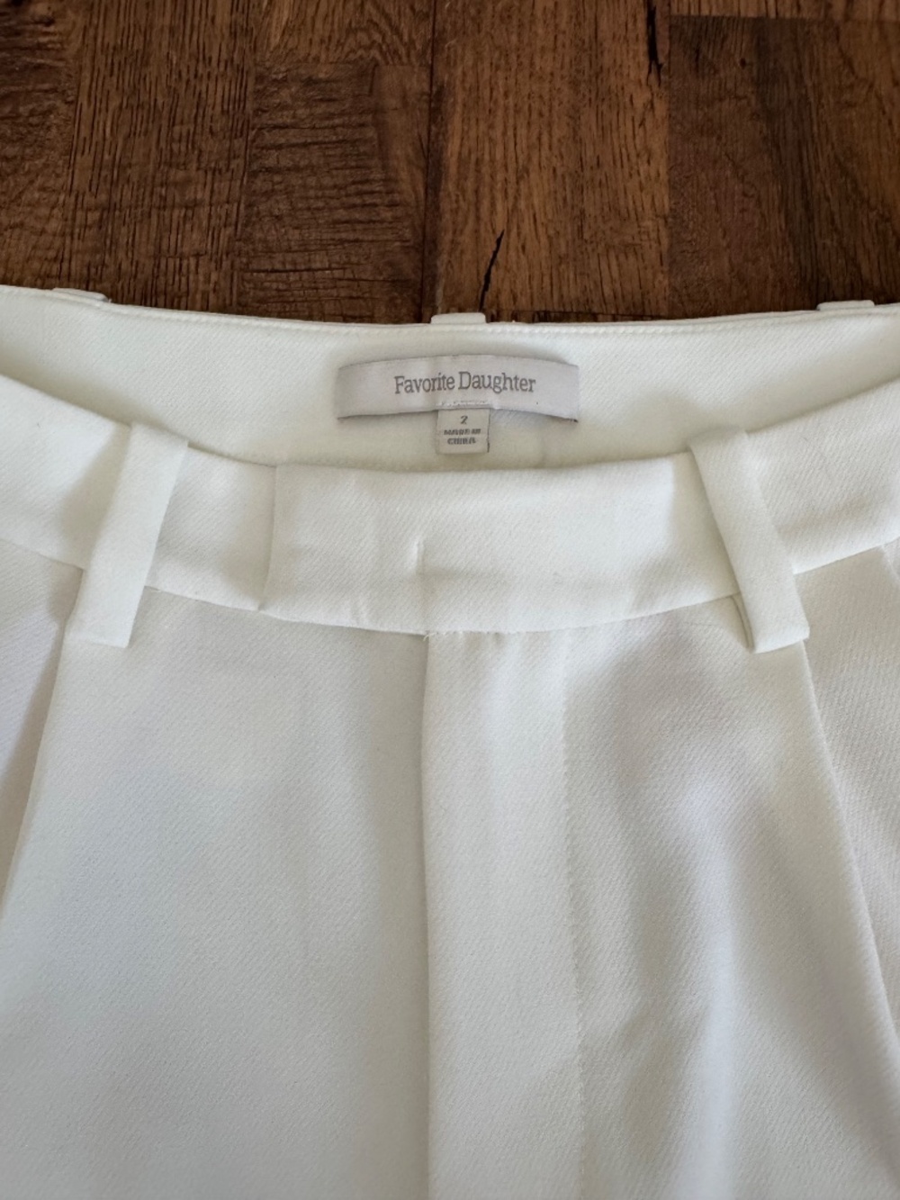 Favorite Daughter The Low Favorite Pant Ivory Women's Size 2 8 - Picture 3 of 8